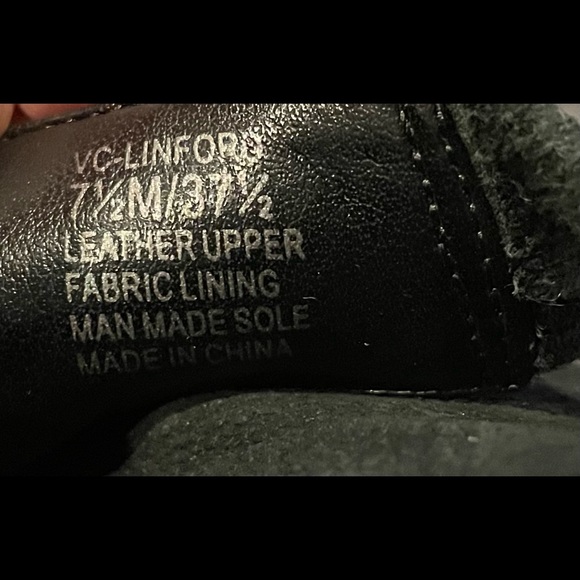 Vince Camuto Linford Bootie Black Leather Size 7.5, EUC - Picture 5 of 8